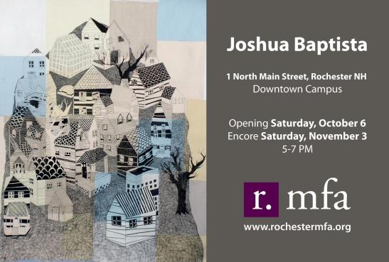 Joshua Baptista Exhibit Flyer